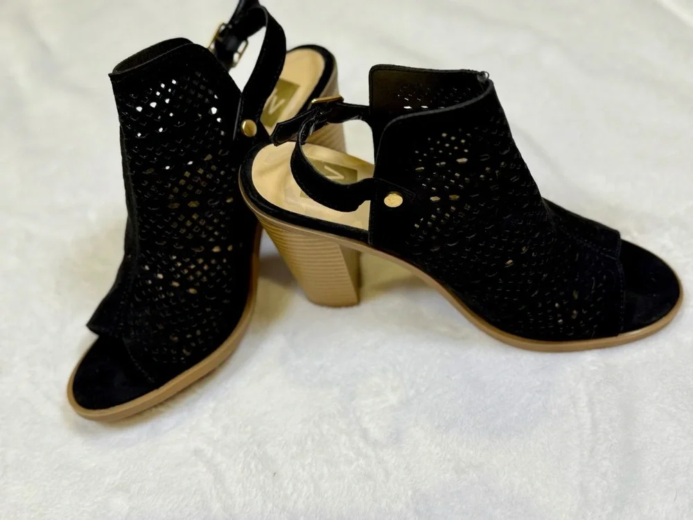 Dolce Vita Peep‎ Toe Booties Womens Size 7.5 - Picture 7 of 7